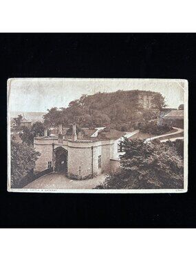 Vintage Postcard 1943 Nottingham Castle Churchill War Quote Post Early Slogan UK